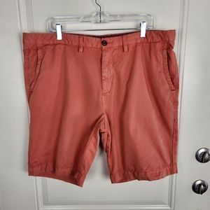Tommy Bahama Mens Shorts Chino Flat Front Orange Size 40